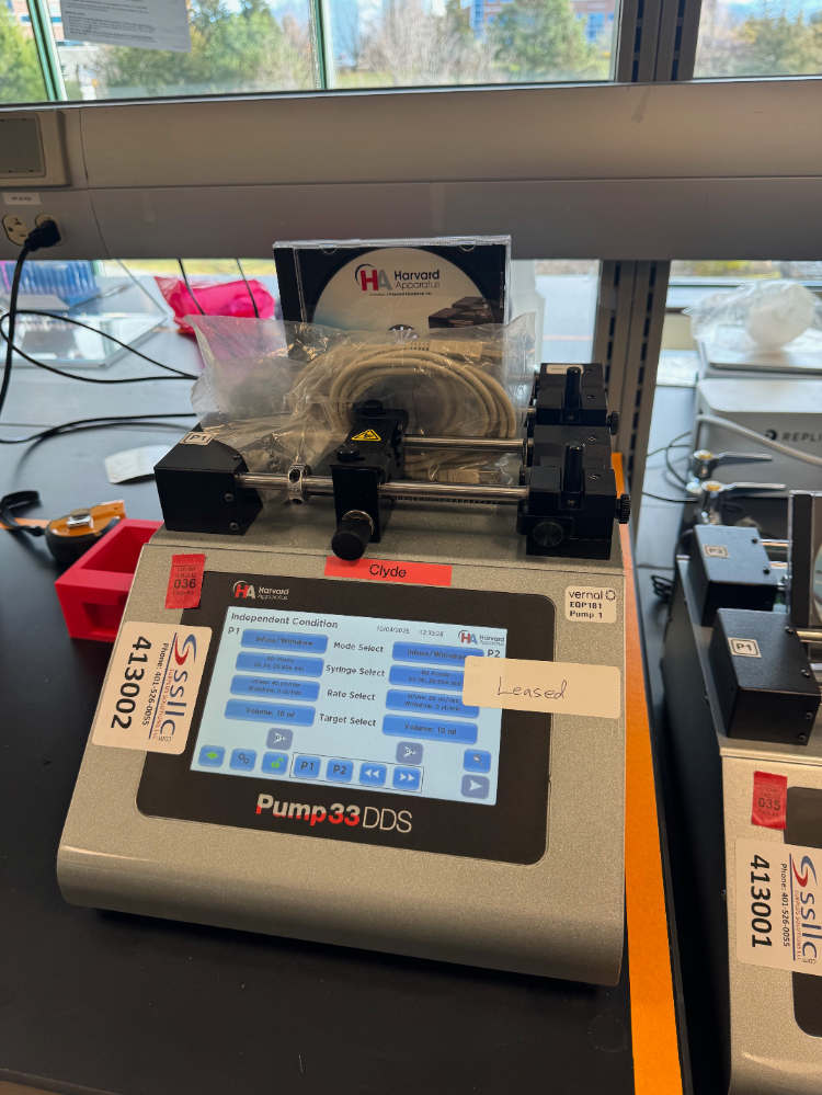 Image of Harvard Apparatus Pump 33DDS Dual Syringe Pump